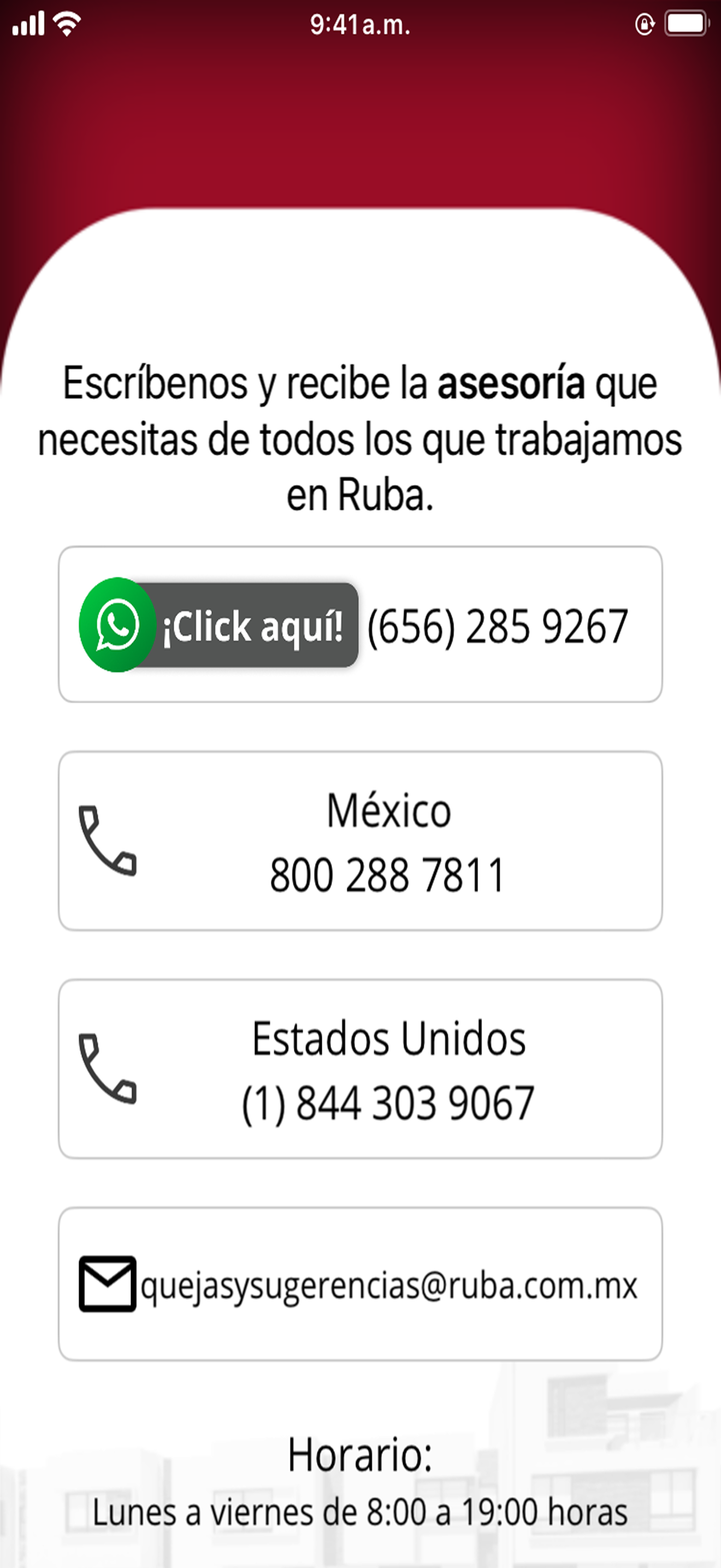 RUBA APP