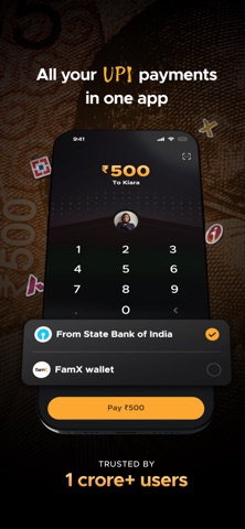 FamApp by Trio: UPI & Card iPhone screenshot 1