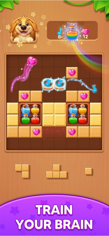 Block Match: Puzzle & Dog screenshot 1