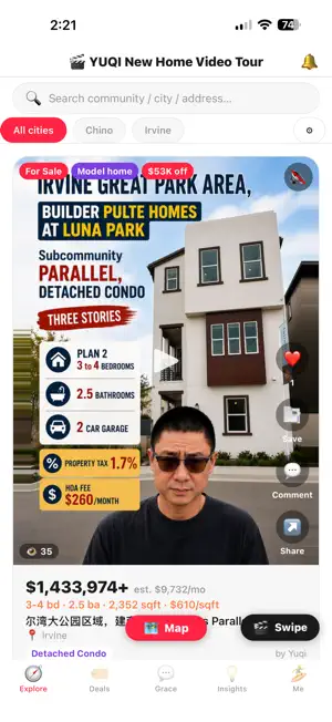 YUQI Homes AI · Video Tours screenshot 2