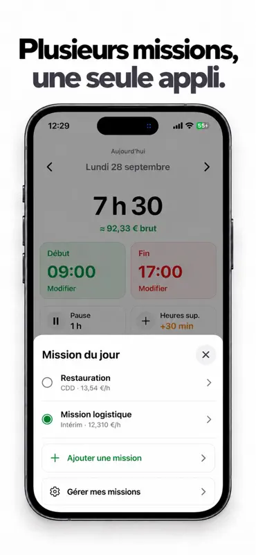 HORA – Heures de travail screenshot 5 of 5