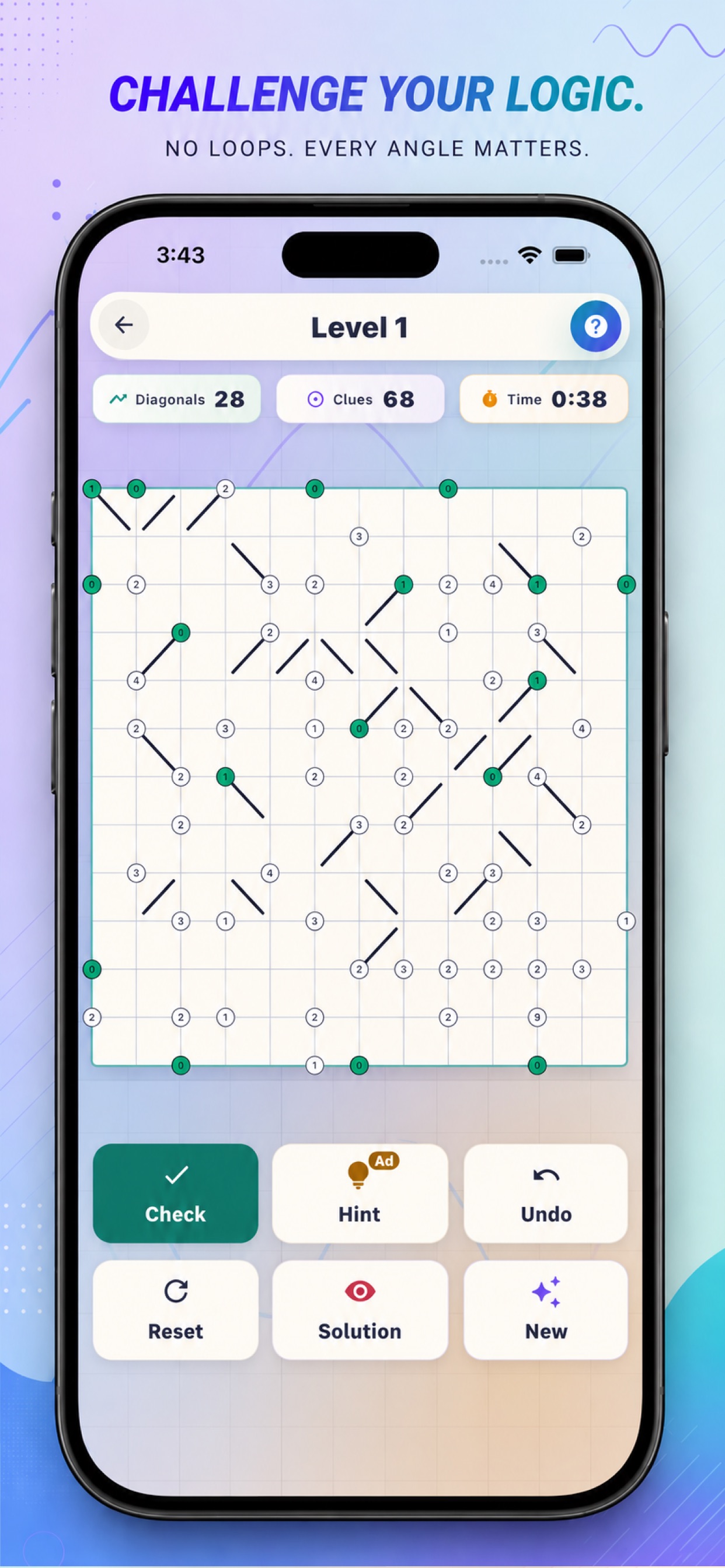 Screenshot 5 of Slant - Classic Puzzle