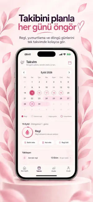 Liva — Regl & Döngü Takvimi screenshot 2