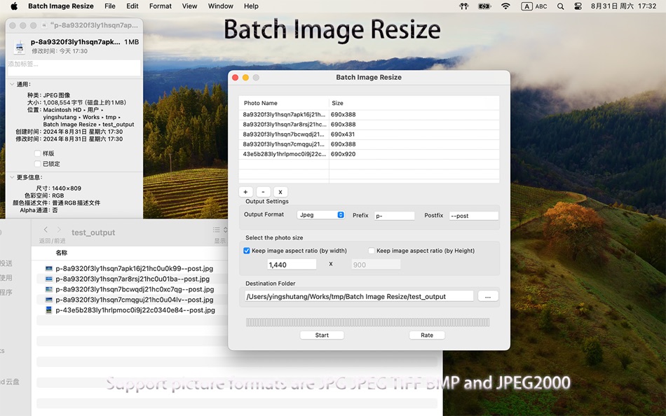 #4. Batch Image Resize (macOS) Oleh: 颖淑 唐