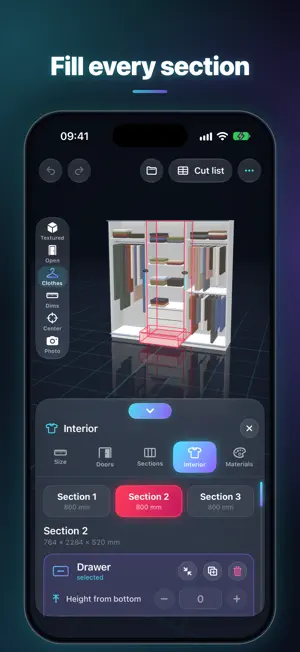 Wardrobe Designer: Closet 3D screenshot 2