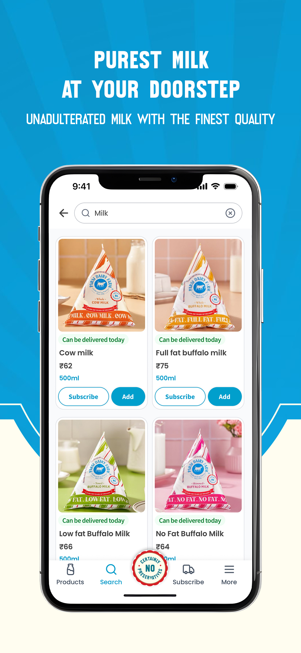 Parsi Dairy Farm Milk Delivery screenshot 3