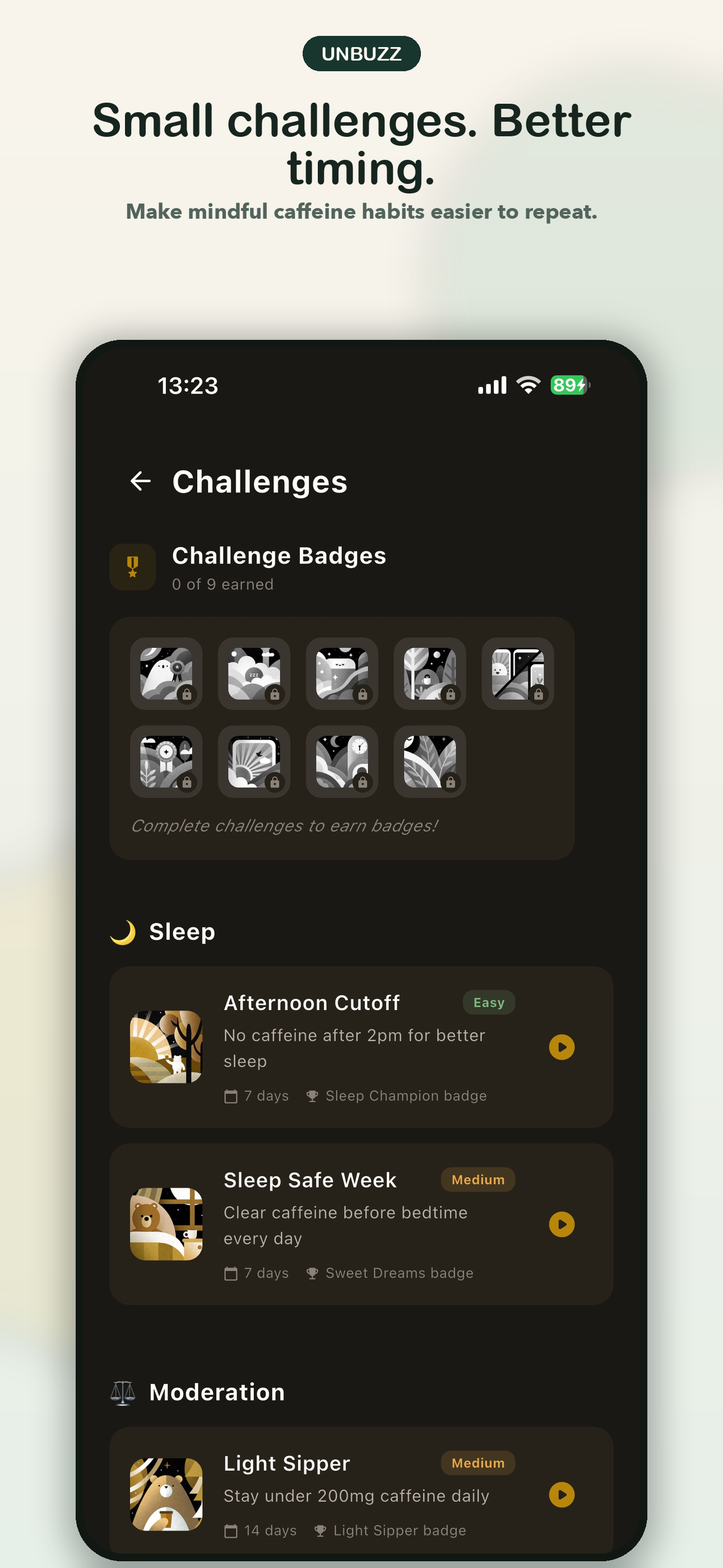 Unbuzz: Caffeine Tracker screenshot 4