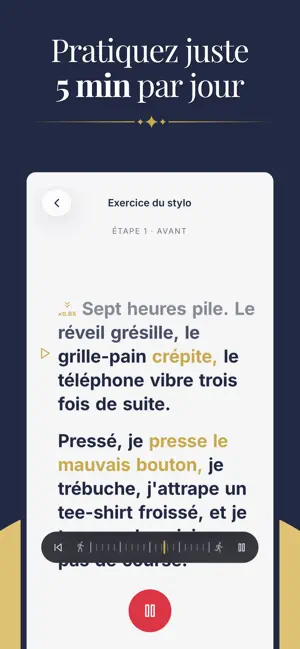 Clarté : Coach d'éloquence iPhone screenshot 3