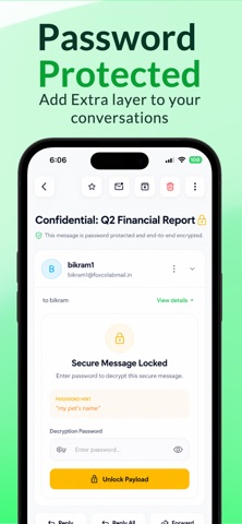 Foxcolab Mail iPhone screenshot