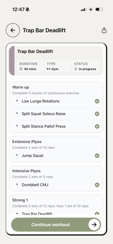 Burst: Run & Strength Coach screenshot