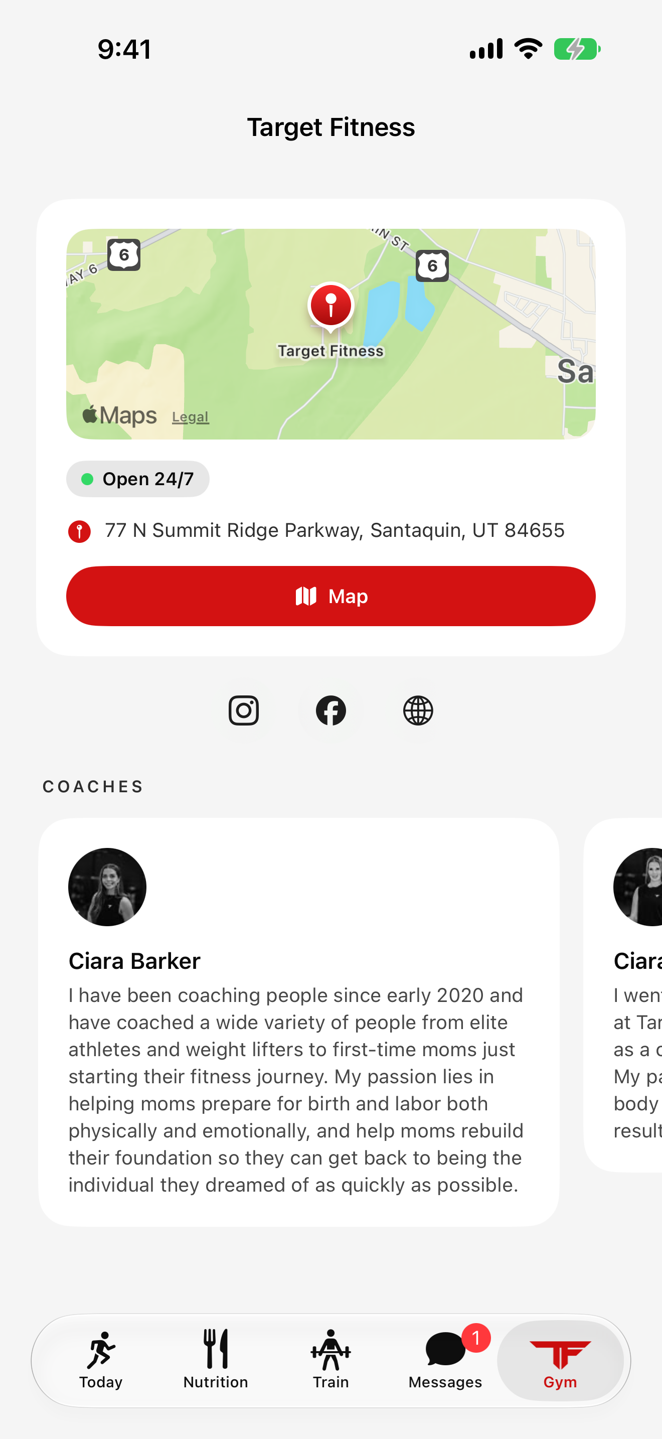 Target Fitness Gym screenshot 6