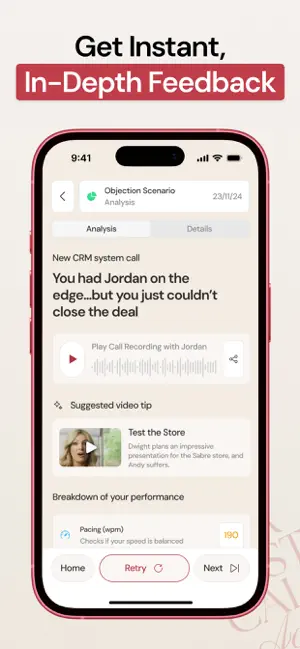 CloseHer - AI Sales Trainer screenshot 3