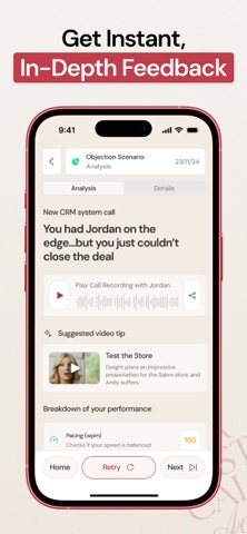 CloseHer - AI Sales Trainer screenshot