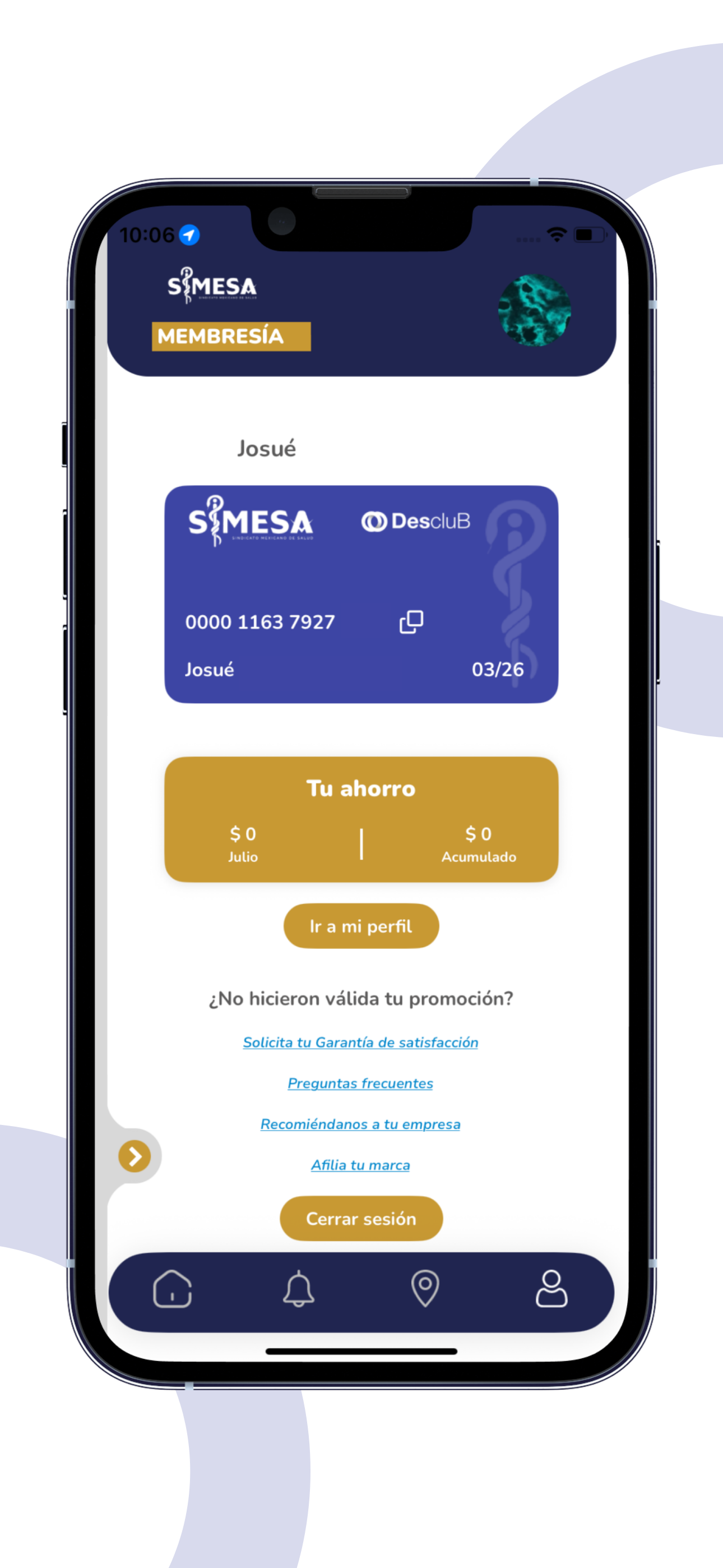 SIMESA Beneficios screenshot 4