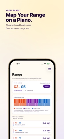 Vocal Trainer Pitch - Range Screenshot 3 of 5