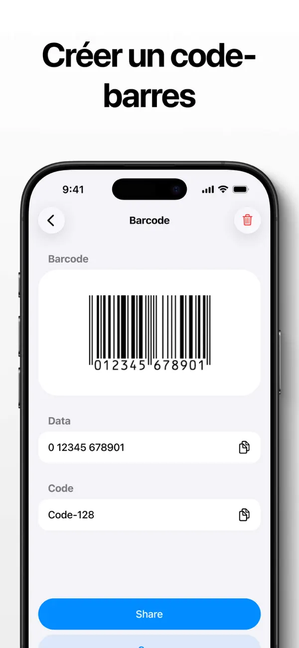 Screenshot #2 pour Lecteur et Scanner Code Barre