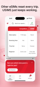 USIMS: Global eSIM for Travel screenshot