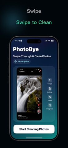 PhotoBye - Swipe. Keep. Bye. Screenshot 1 of 3