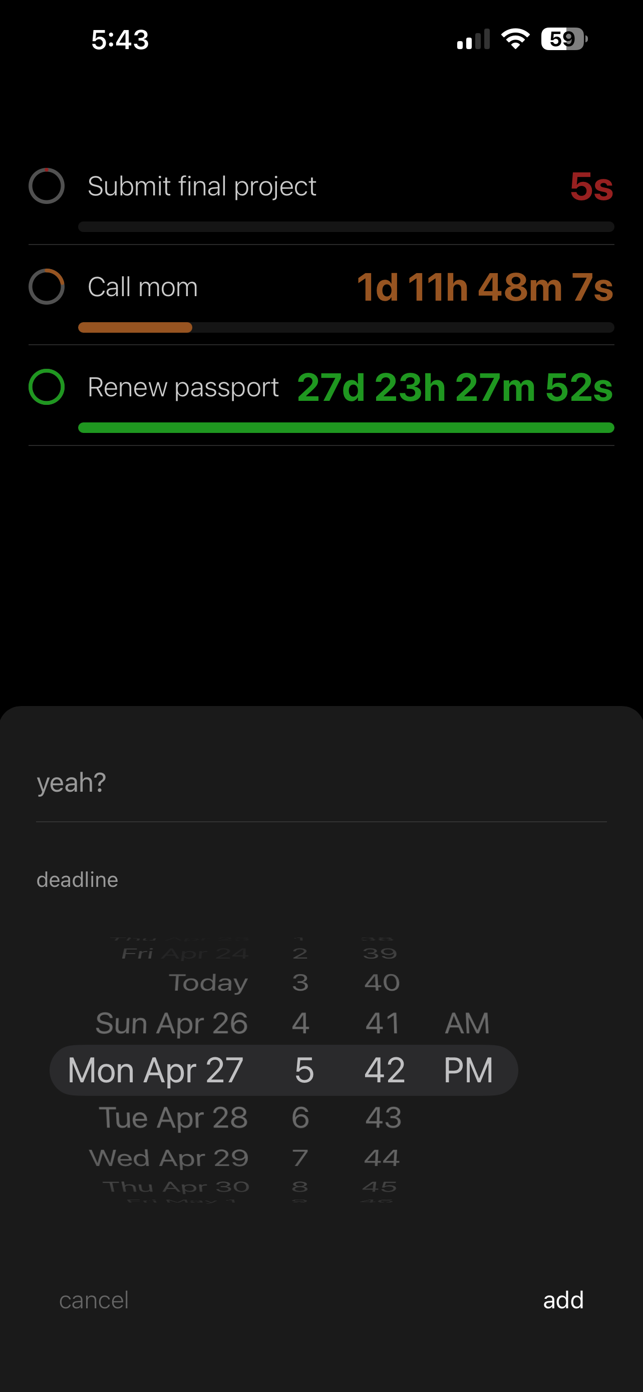 To-Do Countdown