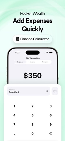 Budget Planner - PocketWealth Screenshot 2 of 4