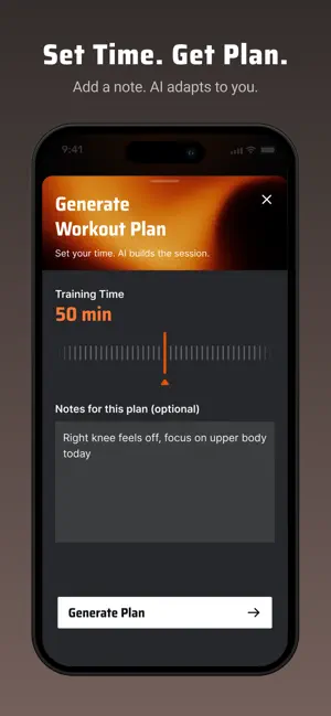 Momentm: AI Workout Planner screenshot 2
