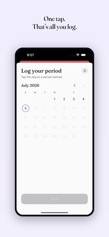 July — Cycle & Fertility Screenshot 5 of 6