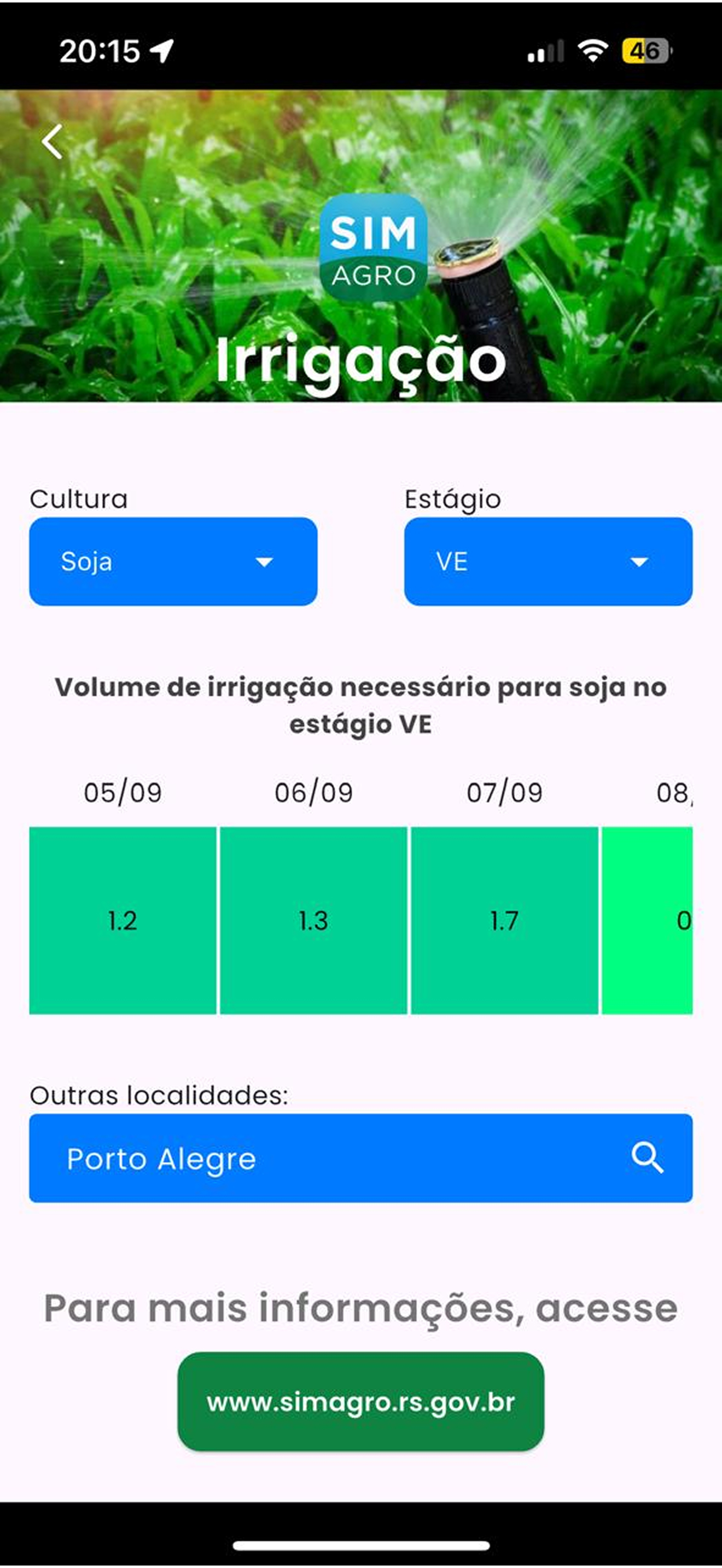 SIMAGRO-RS screenshot 6