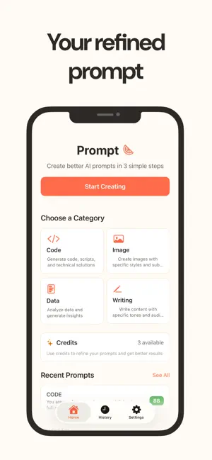 Prompt Orange screenshot 2