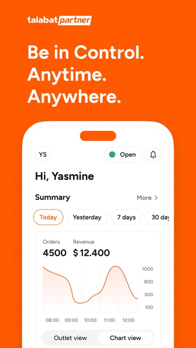 talabat partner Screenshot