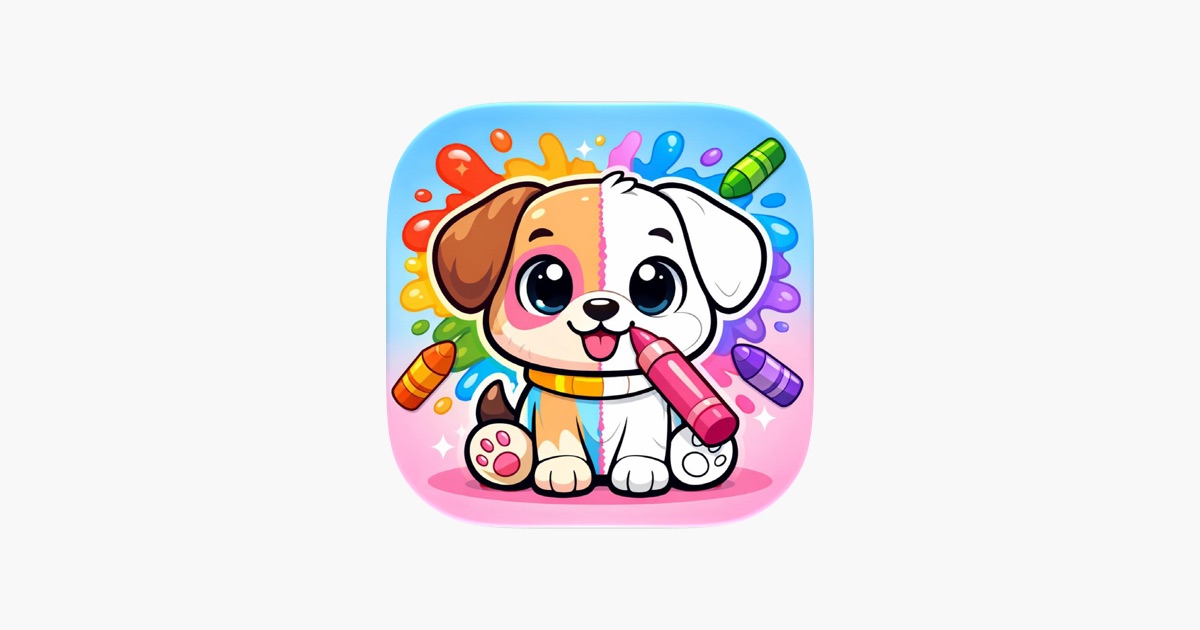 ‎Coloring Games Draw Cute Pets App - App Store