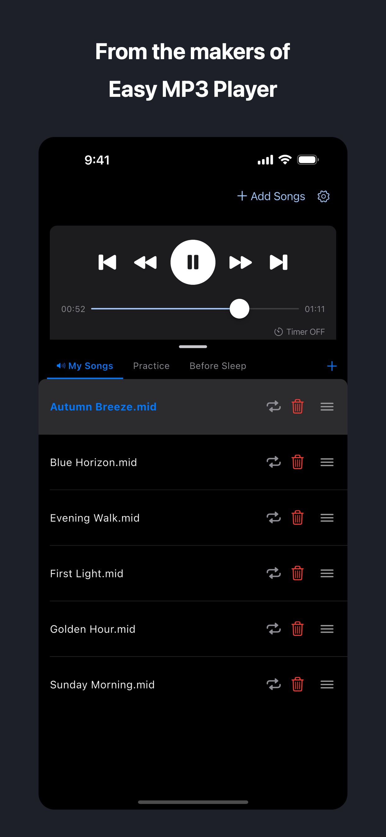 Screenshot 1 of Easy MIDI Player