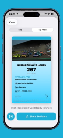Tracka - Motorsport Visit Log screenshot