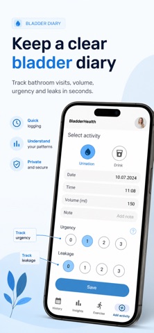 BladderHealth: Bladder Tracker Screenshot 2 of 6