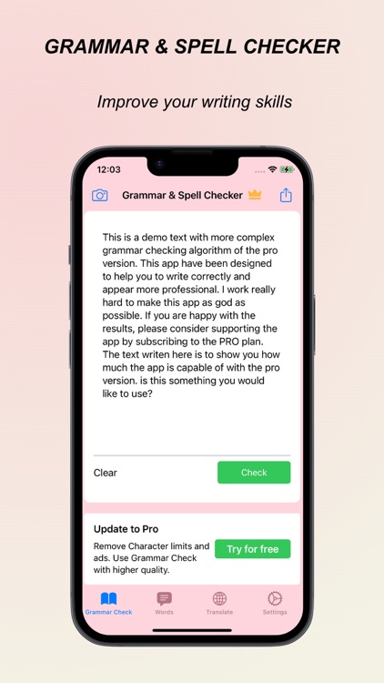 EasyGrammar: Write for English