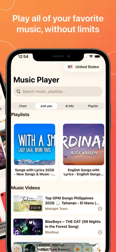 Music player – music streaming screenshot 2
