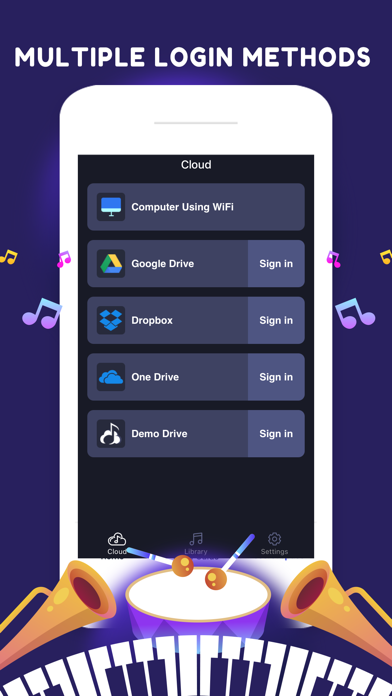Cloud Music Player Online Screenshot