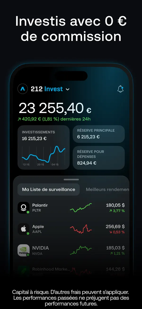 Screenshot #1 pour Trading 212 - Actions & ETF