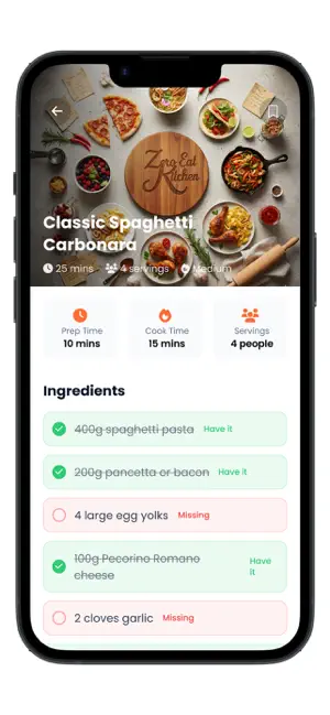 Zero Eat | Kitchen screenshot 4