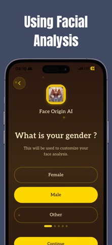 Face Origin AI iPhone screenshot