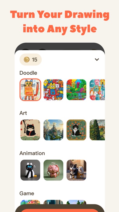 DoodleMagic - Lines to Art Screenshot