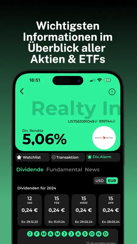 MyDividends24 - Aktien & ETF screenshot 5 of 10