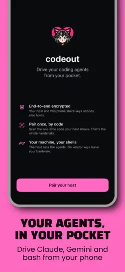 Screenshot von Codeout auf dem iPhone 1