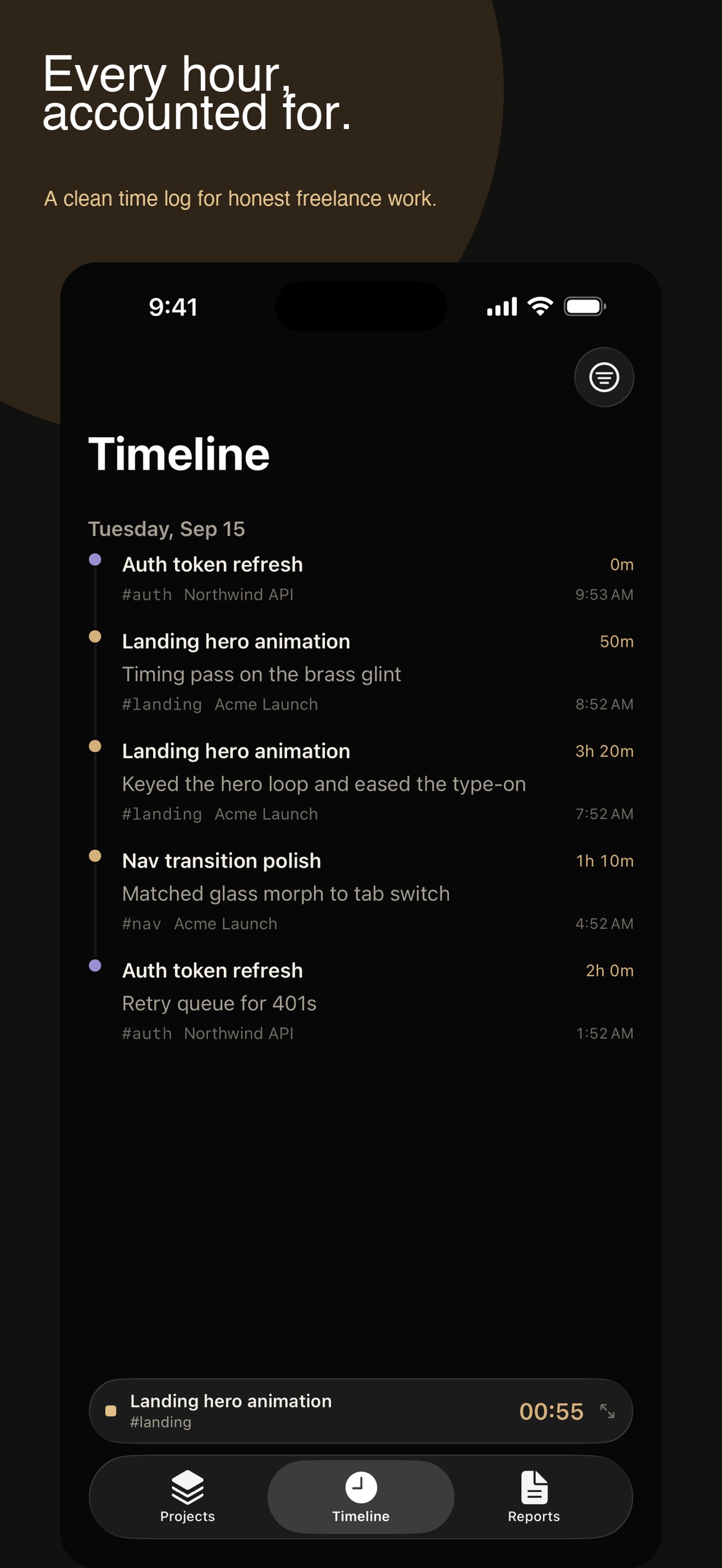 Screenshot 4 of CaliperFlow: Work Timer