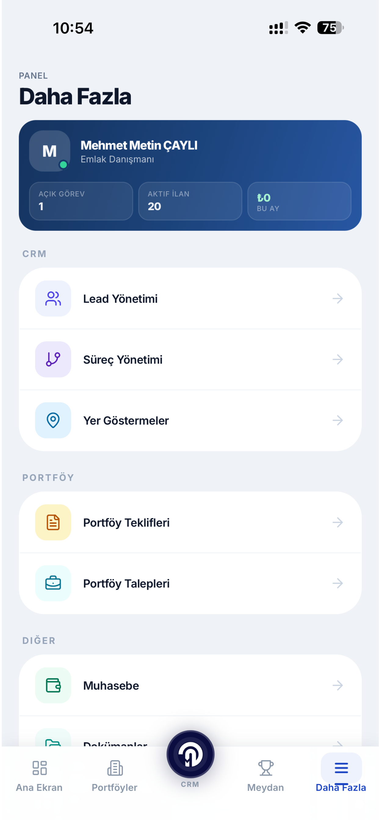 Arveya Emlak CRM screenshot 7