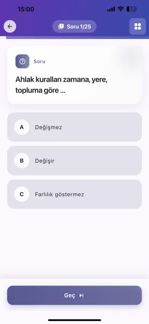 KPSS Vatandaşlık Sorular 2026 screenshot 2