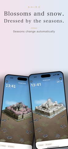SHIRO - Japan Castle Weather iPhone screenshot