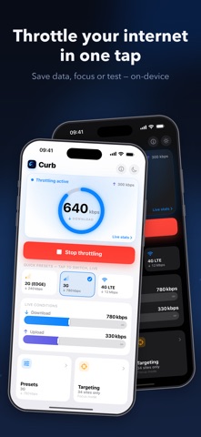 Curb: Internet Speed Limiter Screenshot 1 of 5