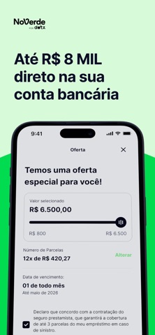 NoVerde: Crédito em até 24h iPhone screenshot 2
