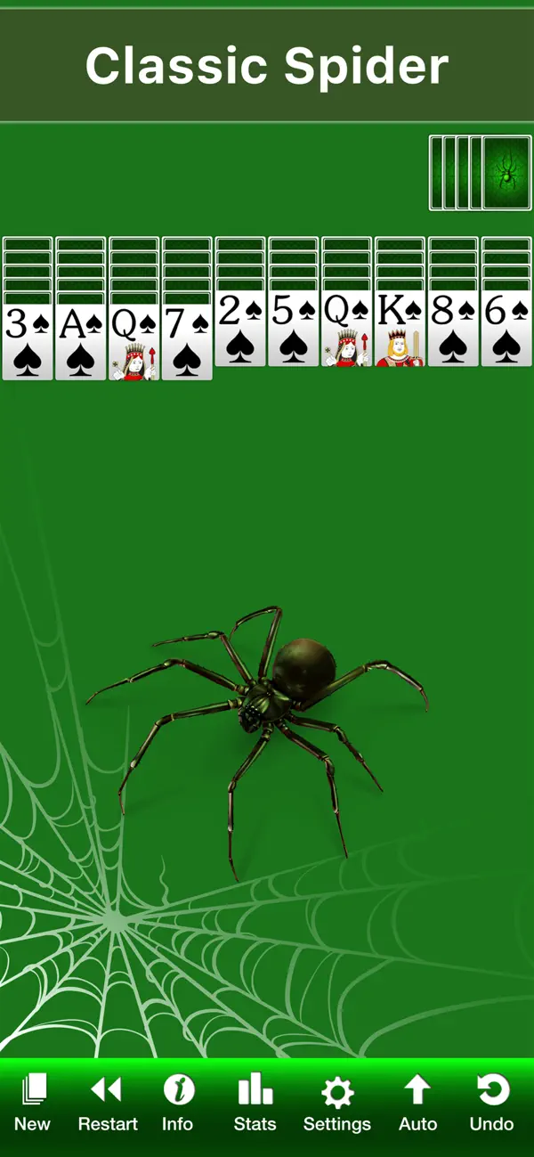 Screenshot #2 pour Spider Solitaire ‏‎