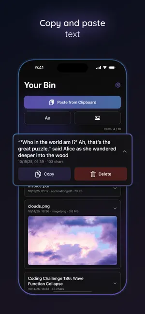 omnibin screenshot 3